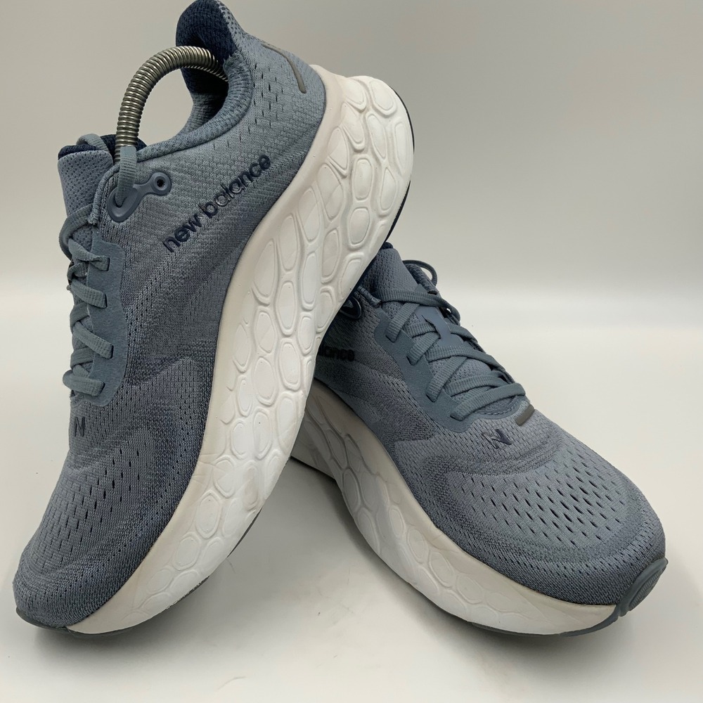 New Balance Fresh Foam X More v4 Mens Running Shoes Blue Grey MMORBL4